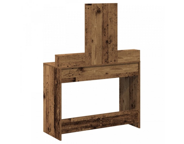 Sonata H Тоалктна маса с чекмеджета Старо дърво 100x41x140 см