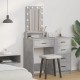 Sonata H Тоалетка с LED светлини Сиво бетон 50x41x140 см