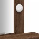 Sonata H Тоалетна маса с LED светлини Кафяв дъб 50x41x140 см