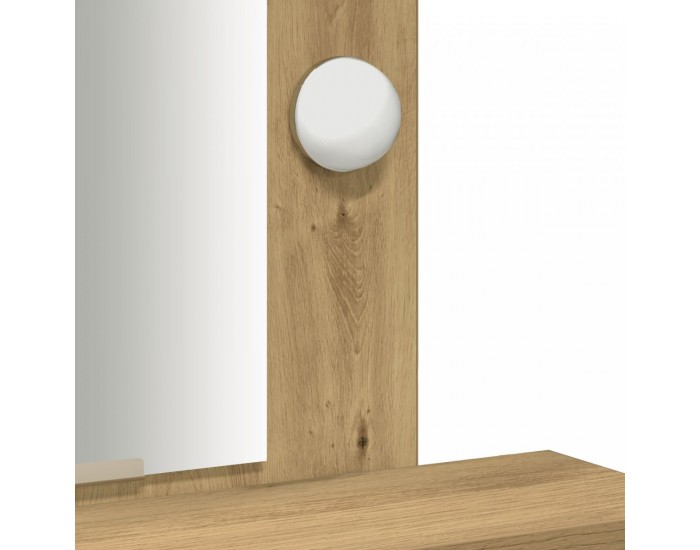 Sonata H Тоалетка с LED лампи Дъб Артезиан 50x41x140 см