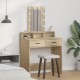 Sonata H Тоалета с LED лампи Сонома Дъб 79x41x140 см