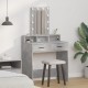 Sonata H Тоалетка с LED светлини Бетонно сиво 79x41x140 см