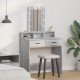 Sonata H Тоалетка с LED светлини Сив Сонома 79x41x140 см