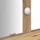 Sonata H Тоалетка с LED светлина от дърво 79x41x140 см