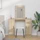 Sonata H Масичка за грим с LED осветление в Sonoma Oak, 102x33x135 см