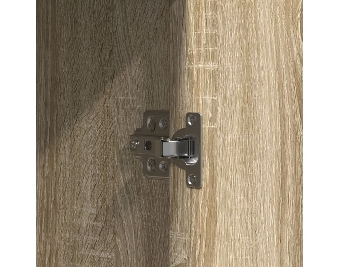 Sonata H Масичка за грим с LED осветление в Sonoma Oak, 102x33x135 см