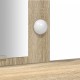 Sonata H Масичка за грим с LED осветление в Sonoma Oak, 102x33x135 см