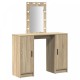 Sonata H Масичка за грим с LED осветление в Sonoma Oak, 102x33x135 см