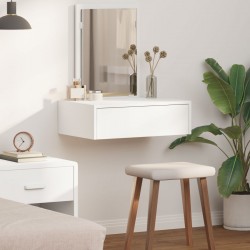 Sonata H Стенен тоалетна масичка Бяло 60x40x70 см - Măsuțe de toaletă și oglinzi