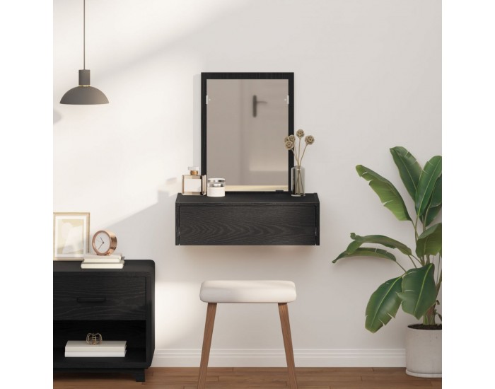 Sonata H Тоалетка за стена Черен дъб 60x40x70 см