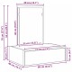 Sonata H Стенна тоалетка от дъб Сонома 60x40x70 см