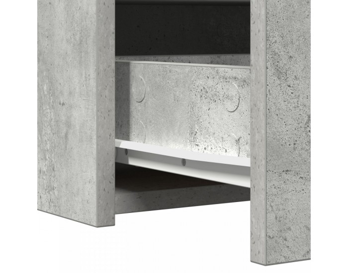 Sonata H Стенна тоалетна маса Бетонно сиво 60x40x70 см