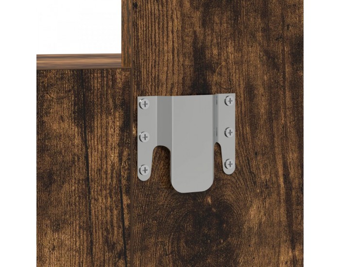 Sonata H Стенна Тоалетна Масичка Опушен дъб 60x40x70 см