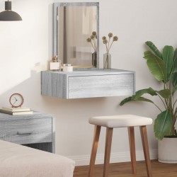 Sonata H Стенна тоалетна маса в сиво сънъм, 60 x 40 x 70 см - Măsuțe de toaletă și oglinzi