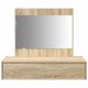 Sonata H Закачен тоалетен шкаф Сонома дъб 83x40x70 см