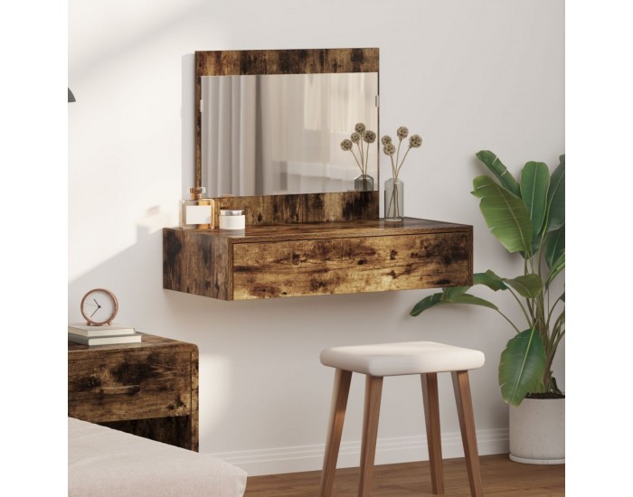 Sonata H Гардеробна маса за стена Опушен дъб 83x40x70 см