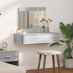 Sonata H Стена, монтирана маса за нареждане Сив сонома 83x40x70 см - Măsuțe de toaletă și oglinzi
