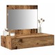 Sonata H Стенна тоалетна маса Старо дърво 83x40x70 см