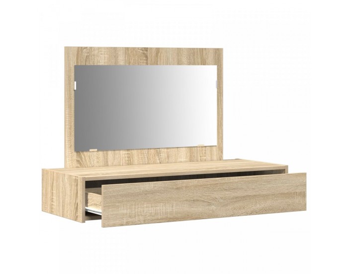 Sonata H Тоалетна масичка за стена Дъб 100x40x70 см
