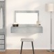 Sonata H Окачен тоалетен маса Бетонен сив 100x40x70 см
