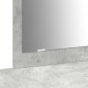 Sonata H Окачен тоалетен маса Бетонен сив 100x40x70 см