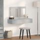 Sonata H Окачен тоалетен маса Бетонен сив 100x40x70 см