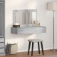 Sonata H Стенно тоалетно бюро сиво 100x40x70 см