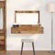 Sonata H стенно чекмедже за обличане - винтидж дърво - 100x40x70 см