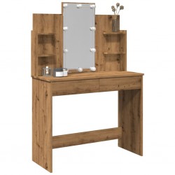 Sonata H Тоалетка с LED осветление Artisan Oak 96x40x142 cm - Măsuțe de toaletă și oglinzi