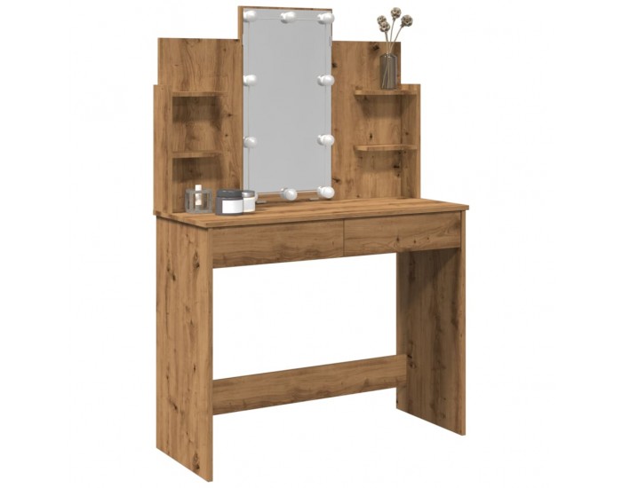 Sonata H Тоалетка с LED осветление Artisan Oak 96x40x142 cm