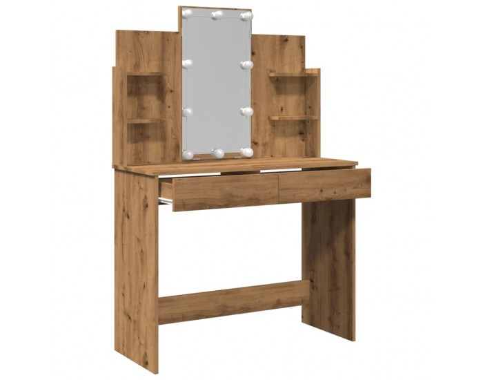 Sonata H Тоалетка с LED осветление Artisan Oak 96x40x142 cm