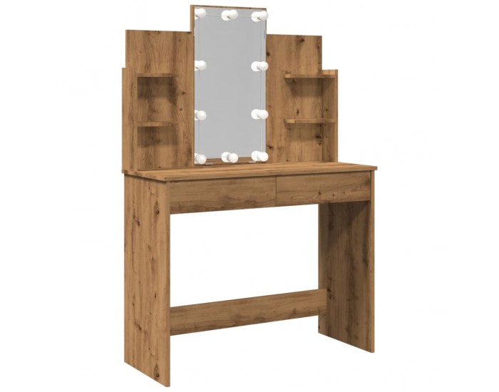 Sonata H Тоалетка с LED осветление Artisan Oak 96x40x142 cm