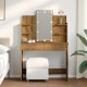 Sonata H Тоалетка с LED осветление Artisan Oak 96x40x142 cm