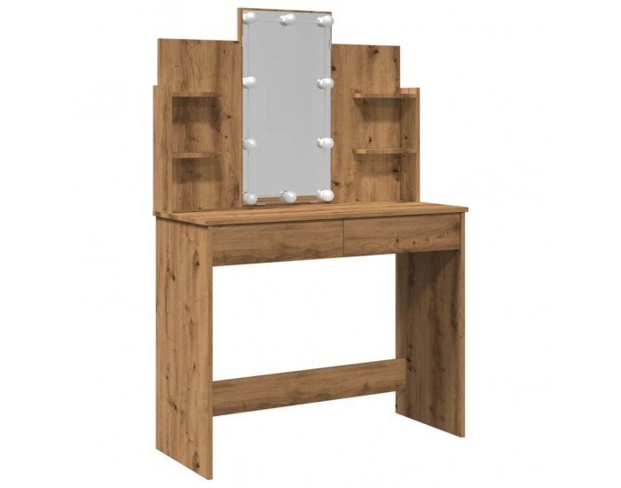 Sonata H Тоалетка с LED осветление Artisan Oak 96x40x142 cm