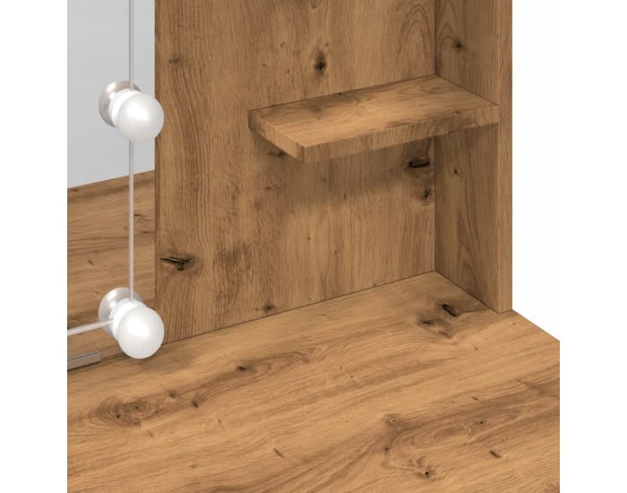 Sonata H Тоалетка с LED осветление Artisan Oak 96x40x142 cm