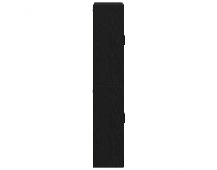 Sonata H Cabinets 2 бр Черен дъб 69,5x34x180 см Инженерна дървесина