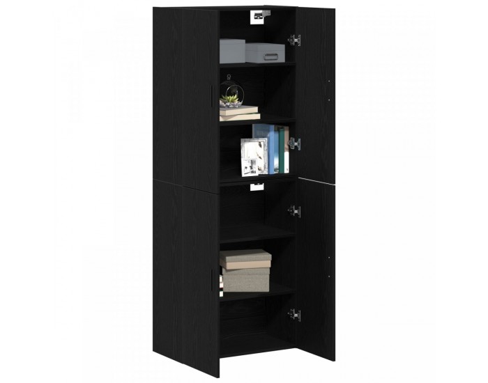 Sonata H Cabinets 2 бр Черен дъб 69,5x34x180 см Инженерна дървесина