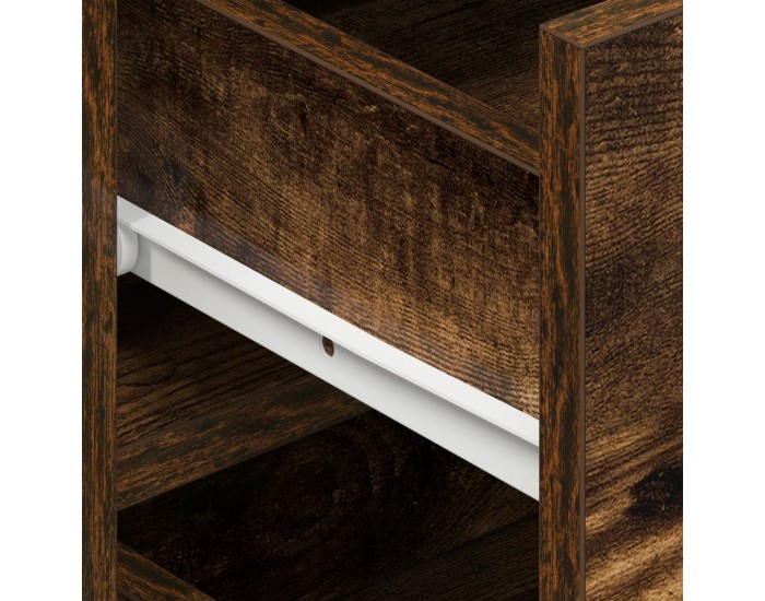 Sonata H Шкаф Опушен дъб Инженерна дървесина 120 x 36 x 69 см Шкаф