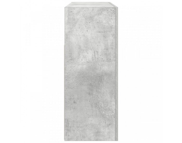 Sonata H Шкаф Сив Инжeнерно дърво 116 x 30 x 75 см Правоъгълен Модерен