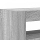 Sonata H страничен шкаф Сив соснов Инженерно дърво 116 x 30 x 75 см