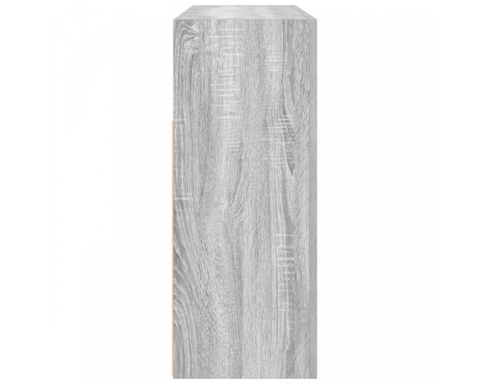 Sonata H страничен шкаф Сив соснов Инженерно дърво 116 x 30 x 75 см