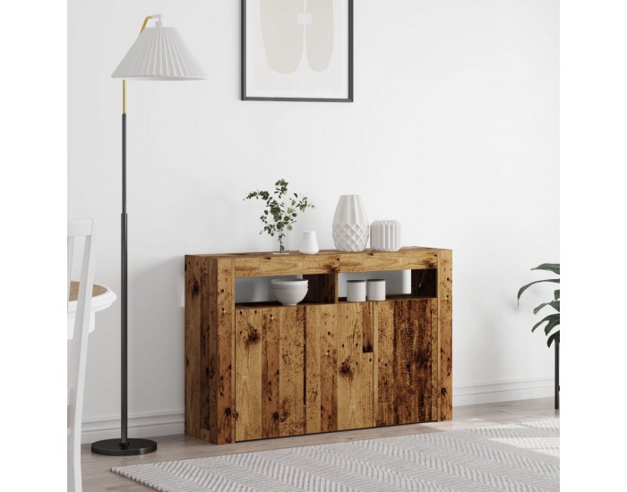 Sonata H Шкаф Старинно дърво Инженерно дърво 116 x 30 x 75 см Шкаф