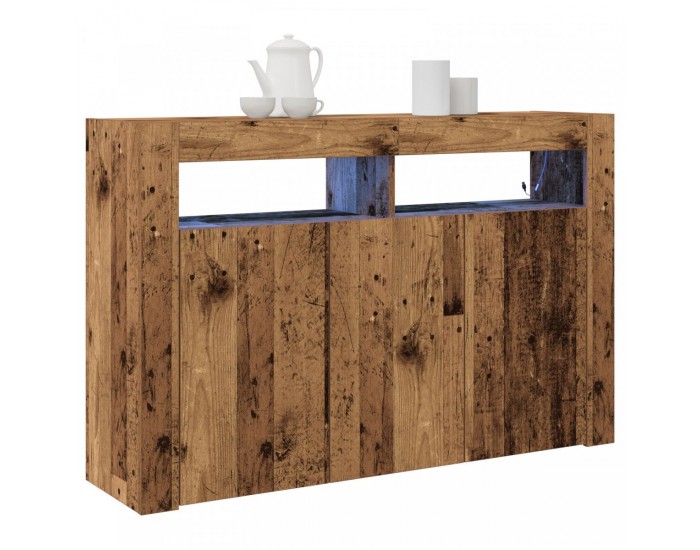 Sonata H Шкаф Старинно дърво Инженерно дърво 116 x 30 x 75 см Шкаф