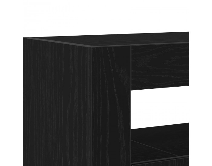 Sonata H Конзола Черна дъбова Инженерно дърво 116 x 30 x 75 см