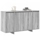 Sonata H Сив страничен шкаф Сив сонома Инженерна дървесина 135 x 41 x 75 см