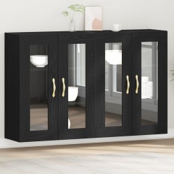 Sonata H Стенен шкаф Комплект от 2 Черен дъб Дърво, стъкло - Corpuri, vitrine, biblioteci modulare