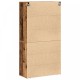 Sonata H Висок шкаф Стара дървесина 80x33x150 см