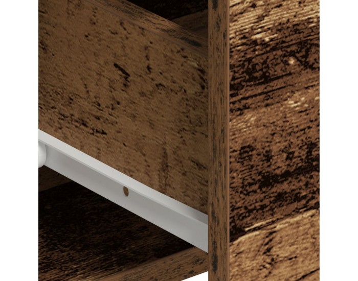 Sonata H Висок шкаф Стара дървесина 80x33x150 см