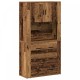 Sonata H Висок шкаф Стара дървесина 80x33x150 см