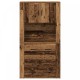 Sonata H Висок шкаф Стара дървесина 80x33x150 см